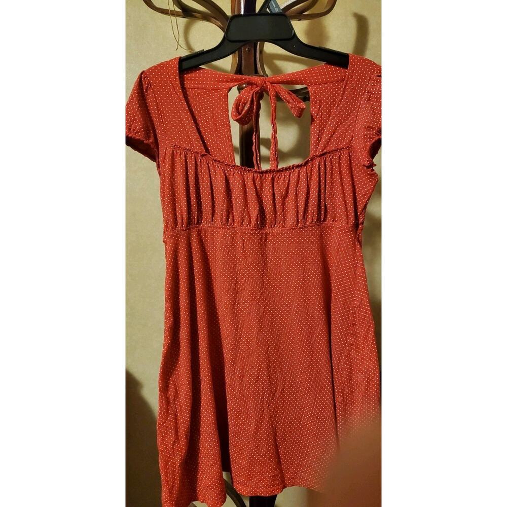 Lei By Taylor Swift Sundress Size Juniors Small Red with white dots